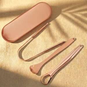 Stainless steel tongue scraper